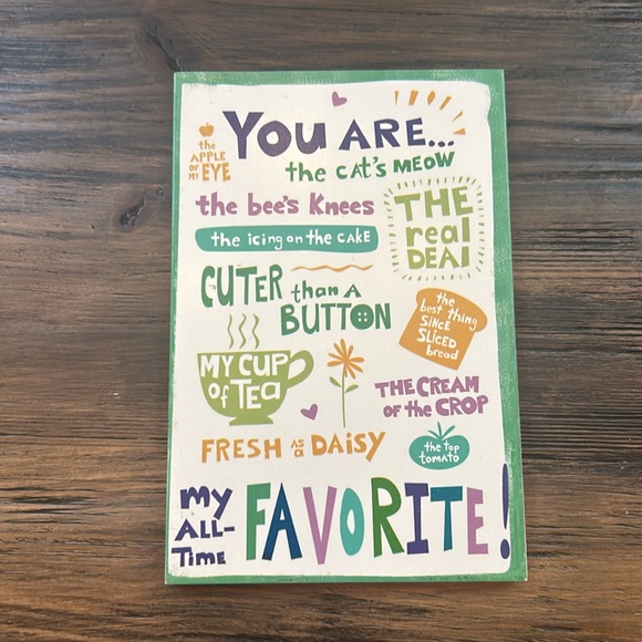 Set of 8 Decorative Wood Plaques - Picture 8 of 12